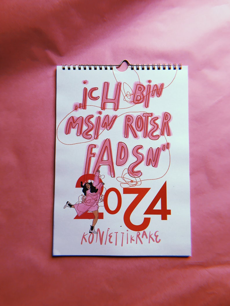 Feministischer Kalender 2024: Ich bin mein roter Faden Bild 1