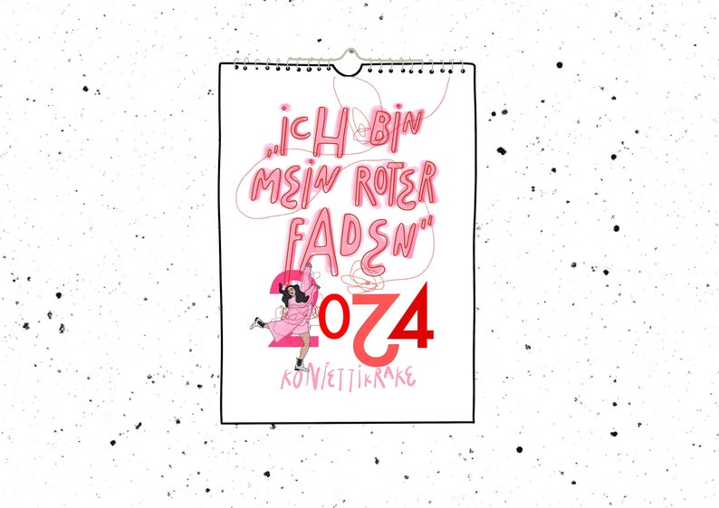 Feministischer Kalender 2024: Ich bin mein roter Faden Bild 2