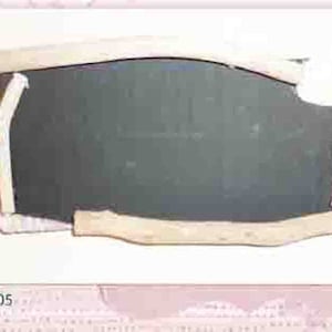 photo or memo frame with slate paint n305 wooden deco