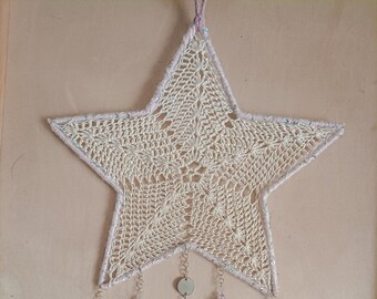 Dream catcher "star" crocheted