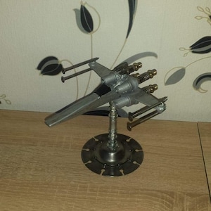 Star Wars Spaceship, Scrap Metal Sculpture