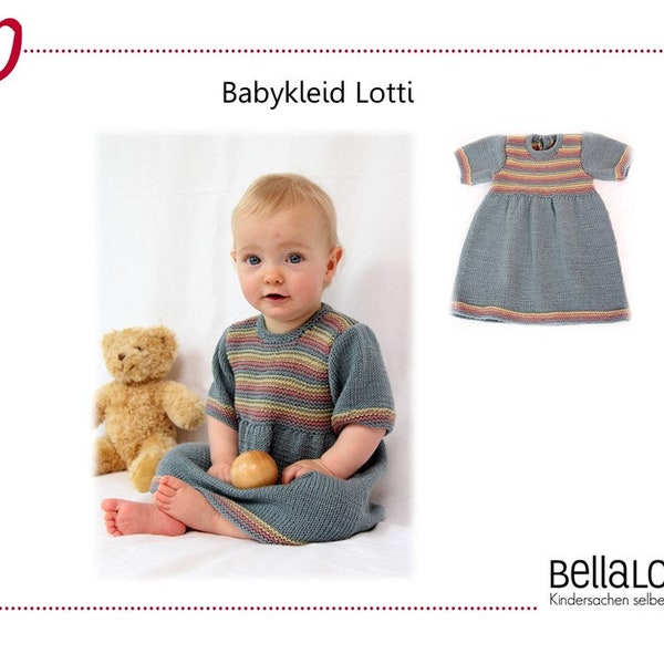 Knitting instructions baby dress Lotti