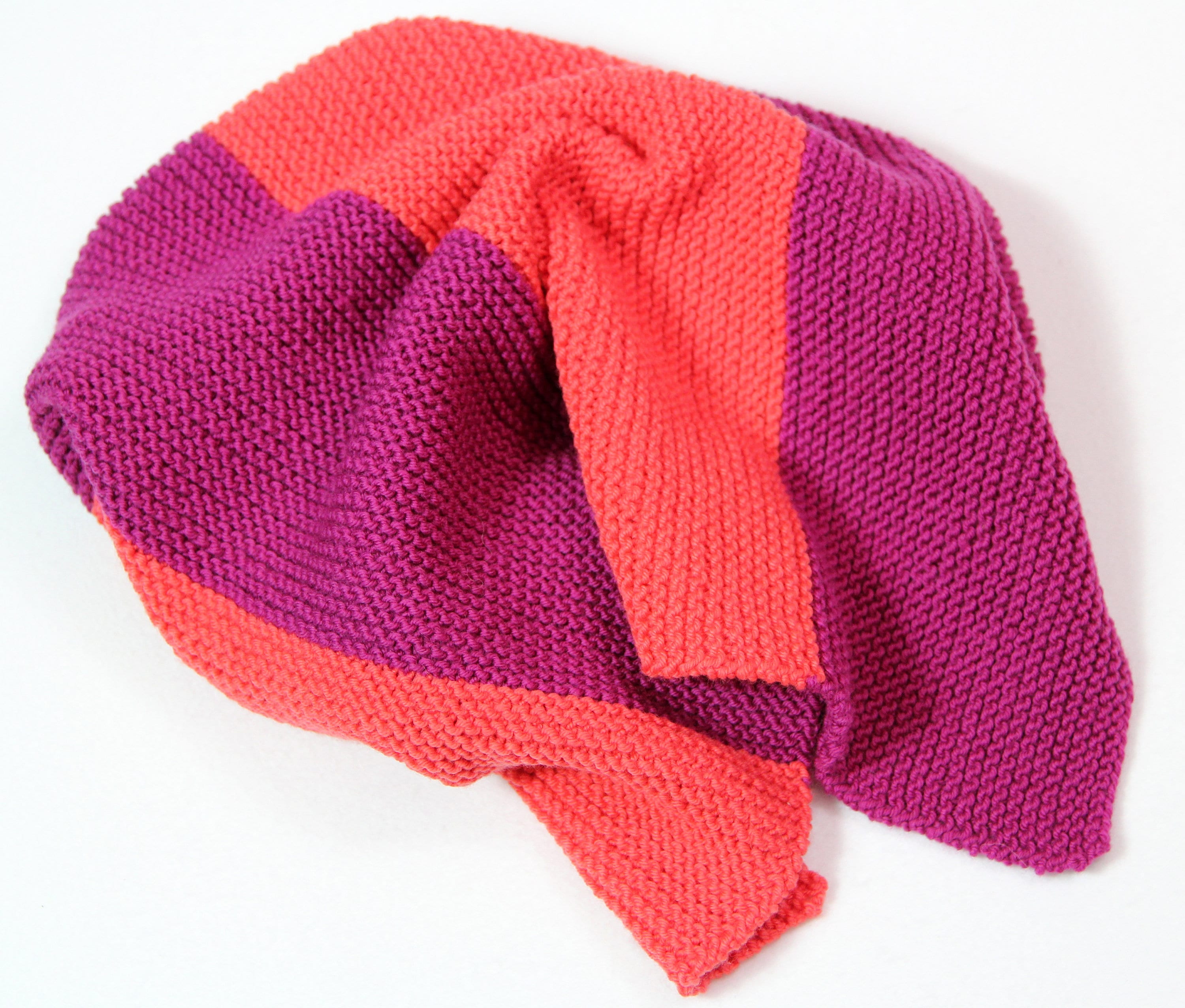 Knitting Instructions for Baby Blankets in 40x50 and 60x80 Cm Etsy