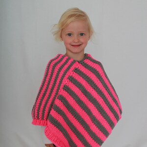 Anleitung Poncho Charlotte in den Größen 98-122 Bild 3