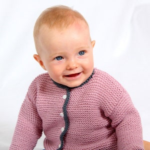 Strickanleitung Babyjacke Frederick & Elena in 3 Größen von 62 bis 92 Bild 5