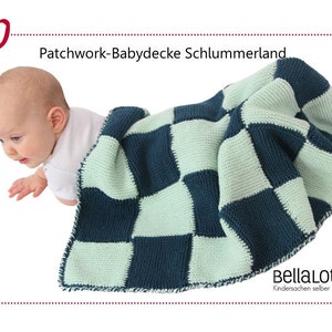 Strickanleitung Babydecke Schlummerland, 2 Größen, für Anfänger Bild 1