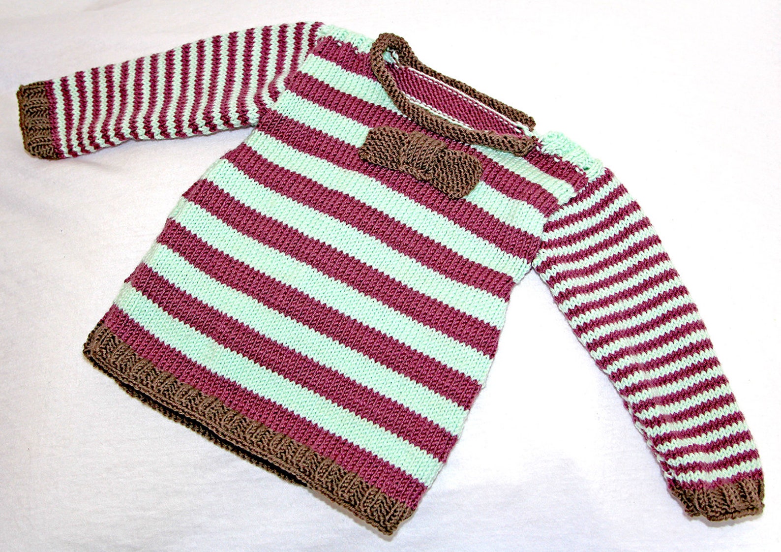 Strickanleitung Babypullover Hanna & Hannes, Gr. 6292 Etsy.de