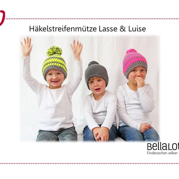 Instructions crochet hat Lasse & Luise