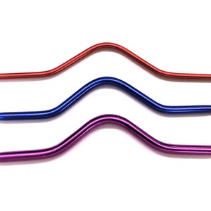 Cable stitch needle set 3-4-5 mm aluminum cable needles image 1