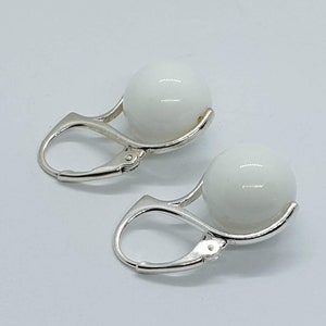 White Onyx Earring Etsy Singapore