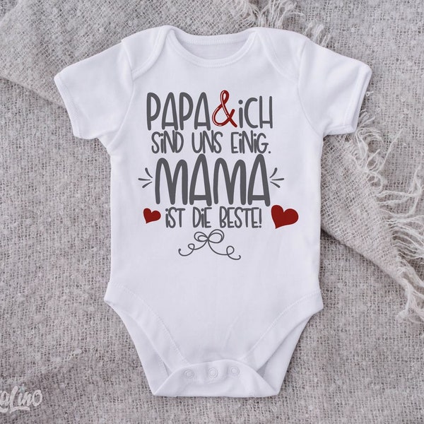 Babybody Geschenk Taufe Geburt Geburtstag Schwangerschaft verkünden Babygeschenk Baby Body Strampler Newborn Vatertag Muttertag Überraschung