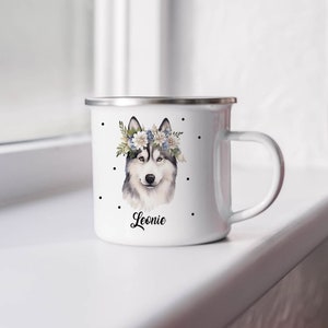 Kindertasse, Emaille Tasse personalisiert, Kinder Tasse mit Namen, Geschenk Kind, Emaille Tasse Kinder, Wunschname, Becher, Emaillebecher