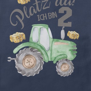 Mikalino Baby / Kinder Longsleeve mit Spruch Ich bin 2 Traktor Langarm Shirt für Jungen und Mädchen Geschenkidee image 10