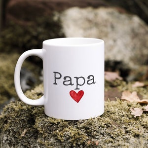 Vatertagsgeschenk Keramik Tasse, Geschenk für Papa Tasse, Geschenk Kinder, Geschenkidee Papa, Becher, Keramikbecher, Papa ist der Beste