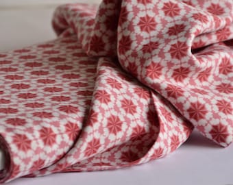 Viscose fabric, all-over pink blouse fabric, viscose fabric, Radiance woven fabric by the meter