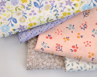 Fabric package cotton fabric 2.5 m colorful woven cotton fabrics for patchwork, quilt fabric for children in 100% cotton