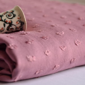Viscose fabric rosé heather dobby blouse fabric viscose fabric, Radiance woven fabric by the meter