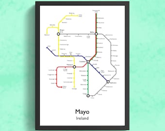 County Mayo Metro Map