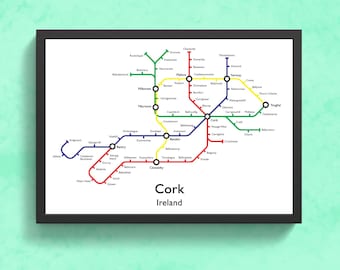County Cork Metro Map