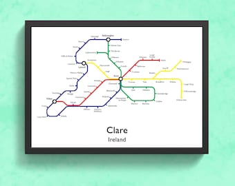 County Clare Metro Map