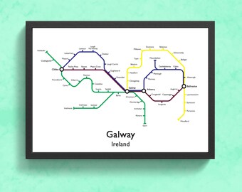 County Galway Metro Map