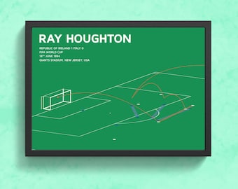 レイ・ホートン ゴール v イタリア アメリカ 94 印刷