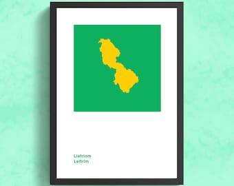 County Leitrim Print