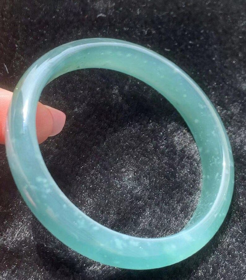 blue jadeite bangle