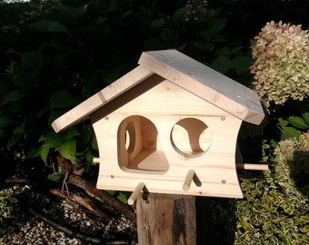 Vogelhaus Vogelvilla Futterhaus Jütland für kurze Zeit reduziert Handarbeit