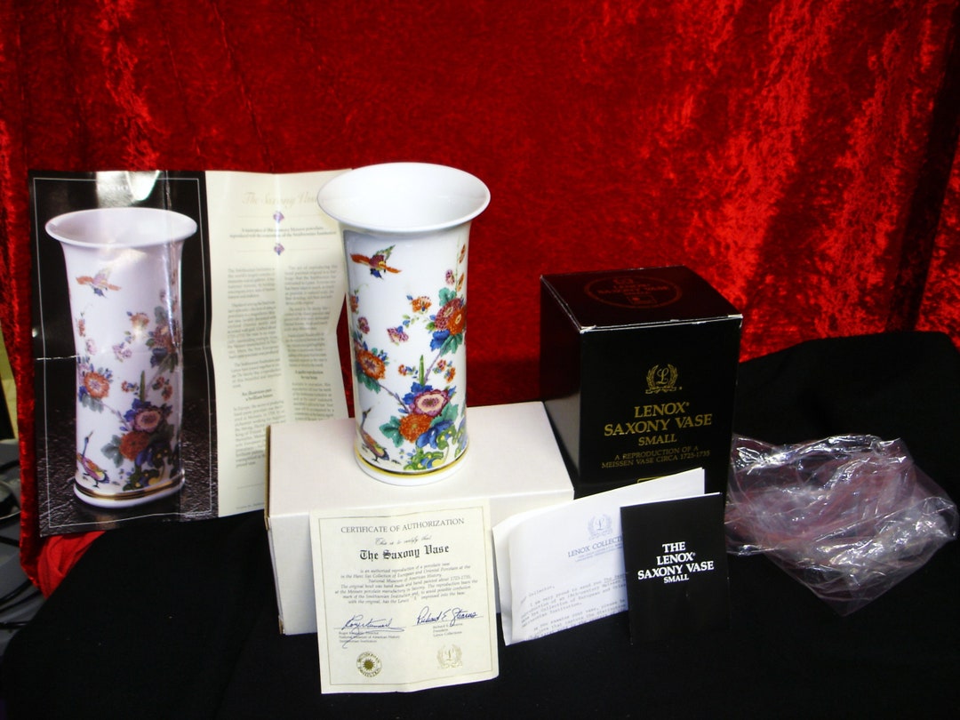 Lenox 8 Saxony Vase New With Box Etsy