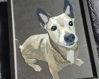 Family & Pet Glass Painting Portraits