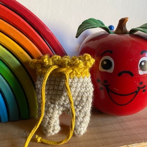 Tooth fairy pouch | baby tooth keepsake pouch