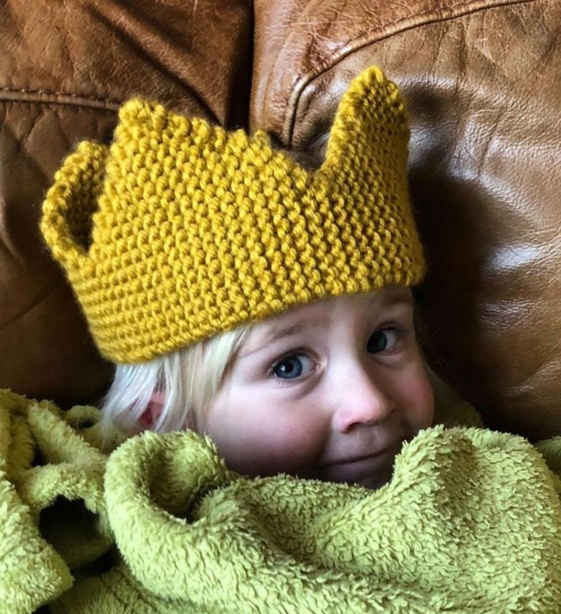 Chunky Knit Crown | celebration | dress up | party