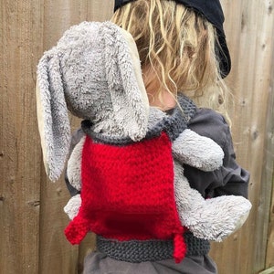 Porta-bebês dolly de malha para brincadeiras imaginativas e vestir-se