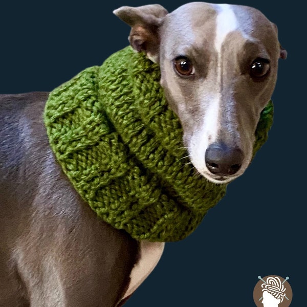 Chunky Knit Snoods | Greyhound | lurcher | Whippet