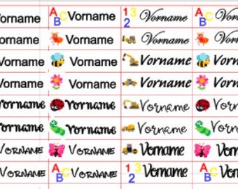 Name Stickers Ironing Labels Stickers Name