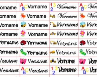 Name Stickers Adhesive Labels Stickers Name