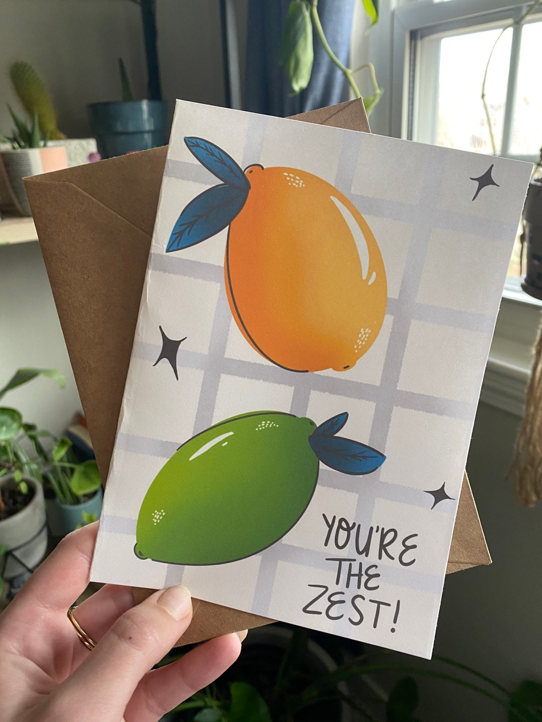 Thinking of You Card, Thank You Card, Cute Card, Card for A Cook ...