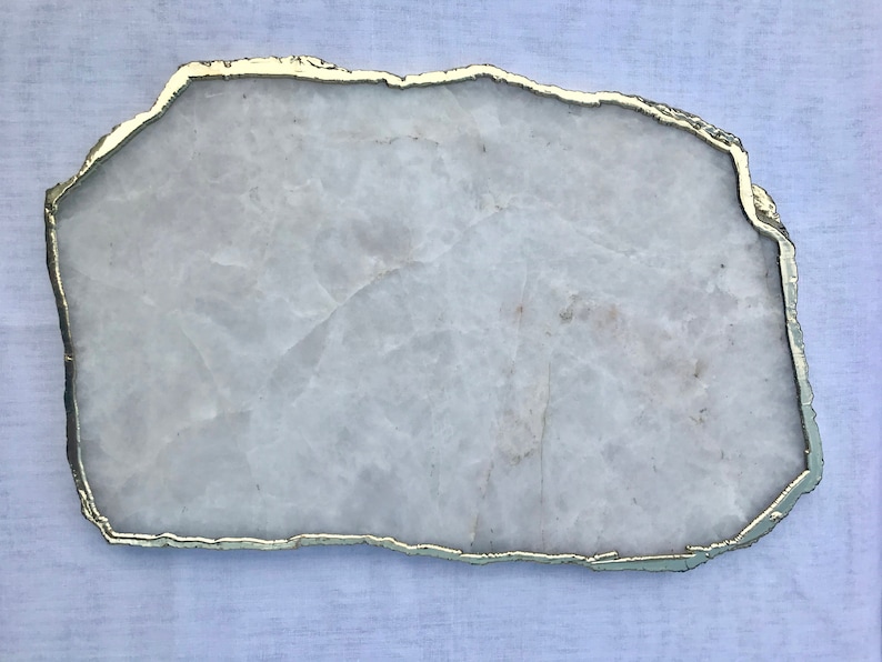 Large White Agate Cheese Platter/Tray/Personalised Momentos/Sign Boards image 1