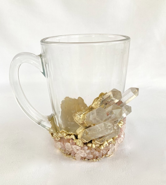 Crystal glass cheap coffee mugs