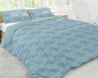 Bayeux - 3 piece | reversible | printed | duvet cover set | 200 thread count percale | cotton | sateen | soft