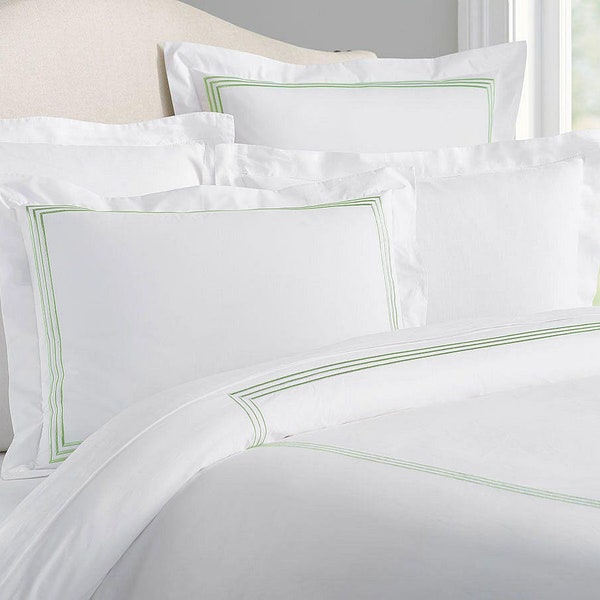 Green Linen Duvet Etsy