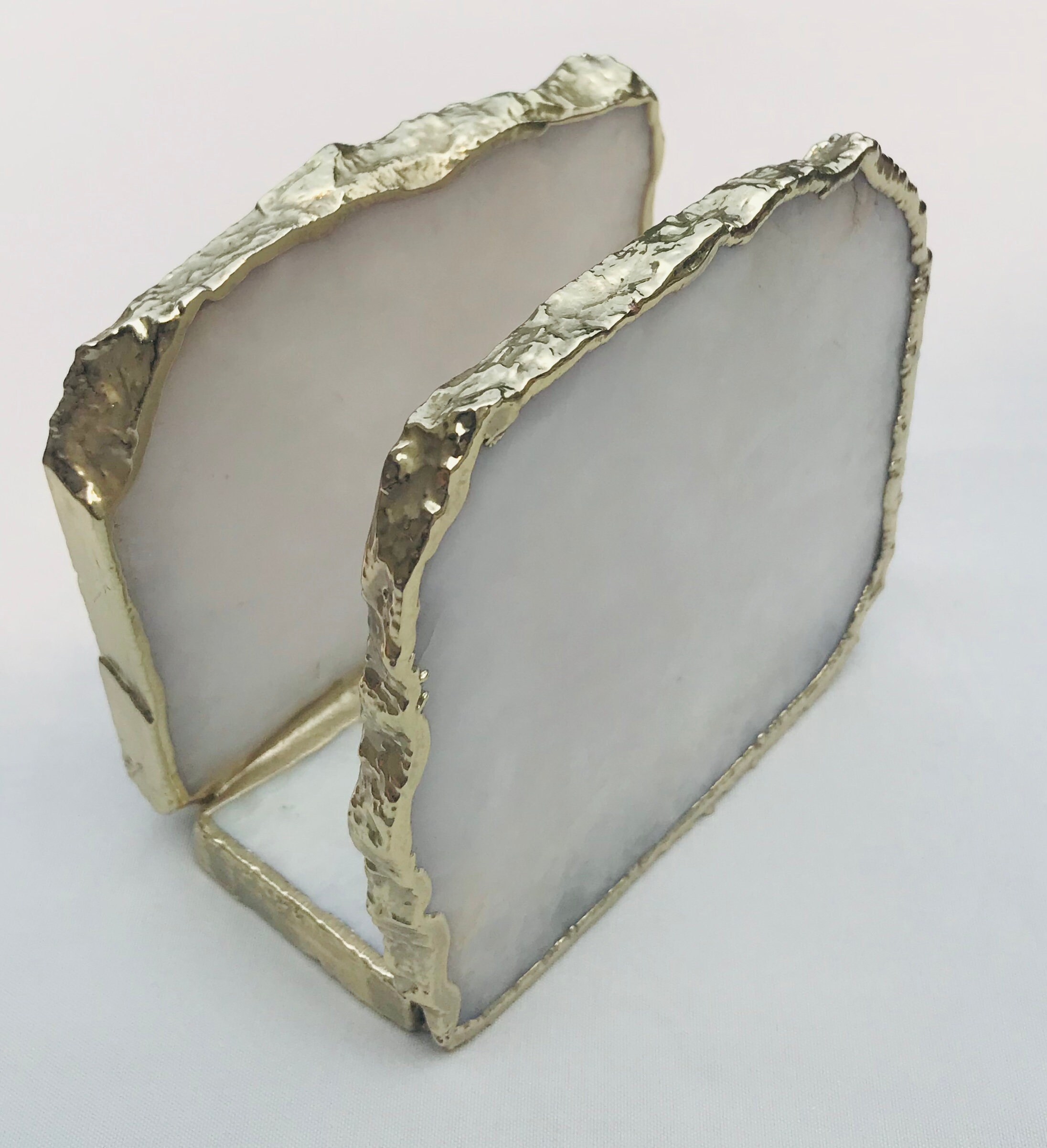 Agate napkin holder deals