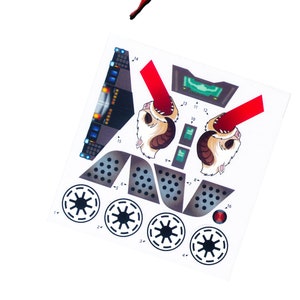 Star Wars Jabba The Hutts Dungeon vintage custom repro stickers labels decals printed on Canon 12 ink system printer on white gloss vinyl