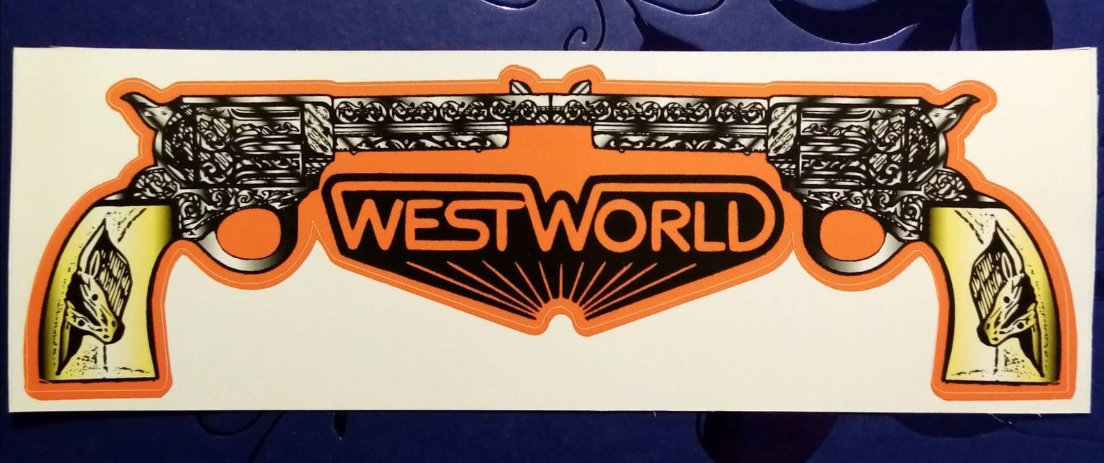 West World retro custom stickers labels decals printed on Etsy