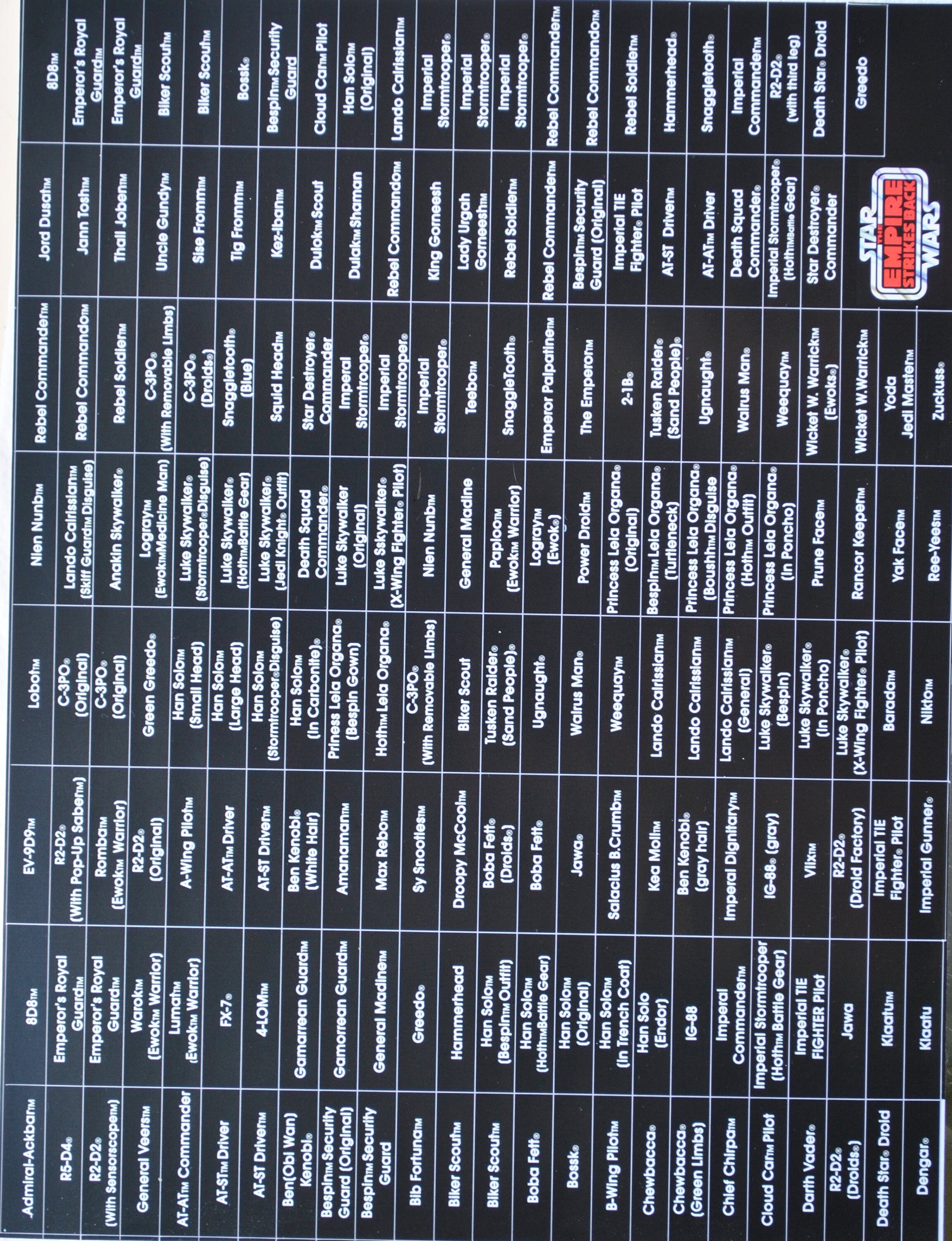 star wars name charts blackwhite custom repro stickers labels etsy