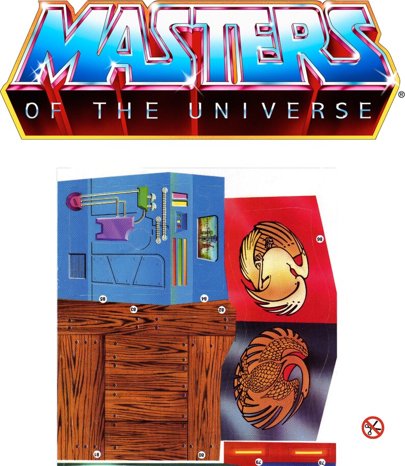 MOTU Eternia Playset He Man vintage HeMan custom repro Etsy