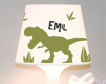 Children's lamp snooze lamp "Dinosaur with name" T-Rex, customizable table lamp