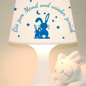 Kinderlampe, Tischlampe Hasen Schlummerlampe Bild 7