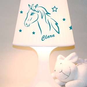 Kinderlampe, Tischlampe Pferd mit Wunschnamen Schlummerlampe Bild 7